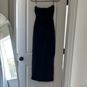 DISSH Elegant Black Strapless Dress